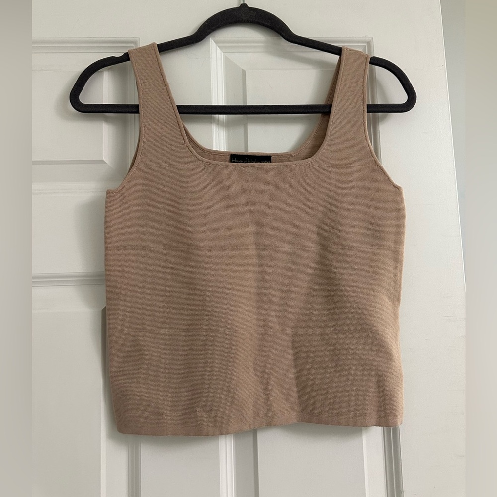 House of Harlow 1960 Camel Tank Top